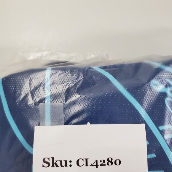 Chubbies Mens Graphic Long Sleeve Shirt Large Blue Skipper Dave Boating Casual - Picture 10 of 10